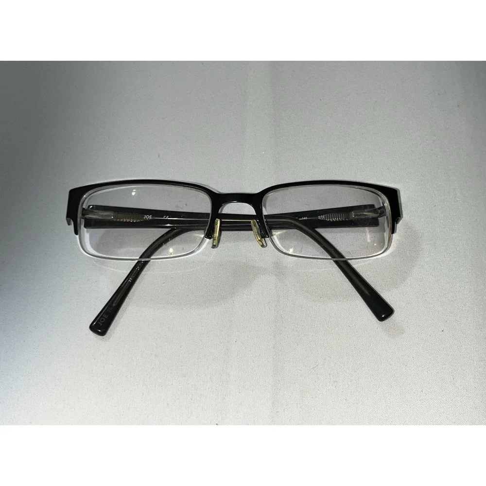 Joe JOE4037 (001) BLACKJACK Eyeglasses Black Rectangular Half Rim‎ 51-19-140